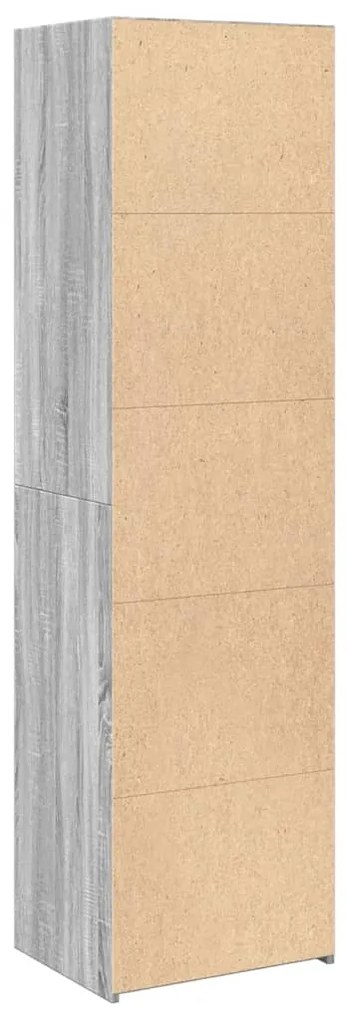 vidaXL Ντουλάπι Γκρι Sonoma 50x41x185 εκ. από Επεξεργασμένο Ξύλο