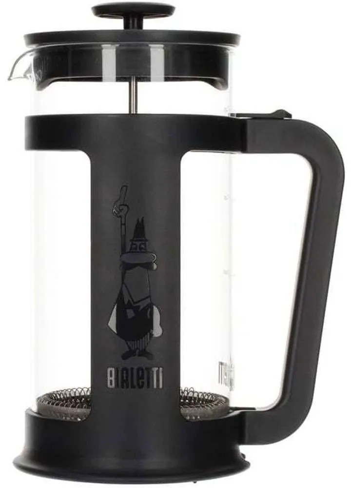 Καφετιέρα Γαλλικού Με Έμβολο Smart 209.0006186/NP 1lt Black Bialetti Plastic, Glass