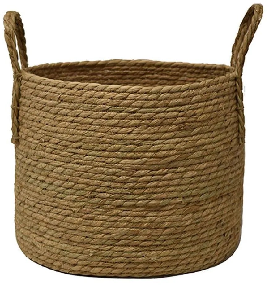 Καλάθι 00.06.67488 Φ33x28cm Ψάθινο Natural Mat