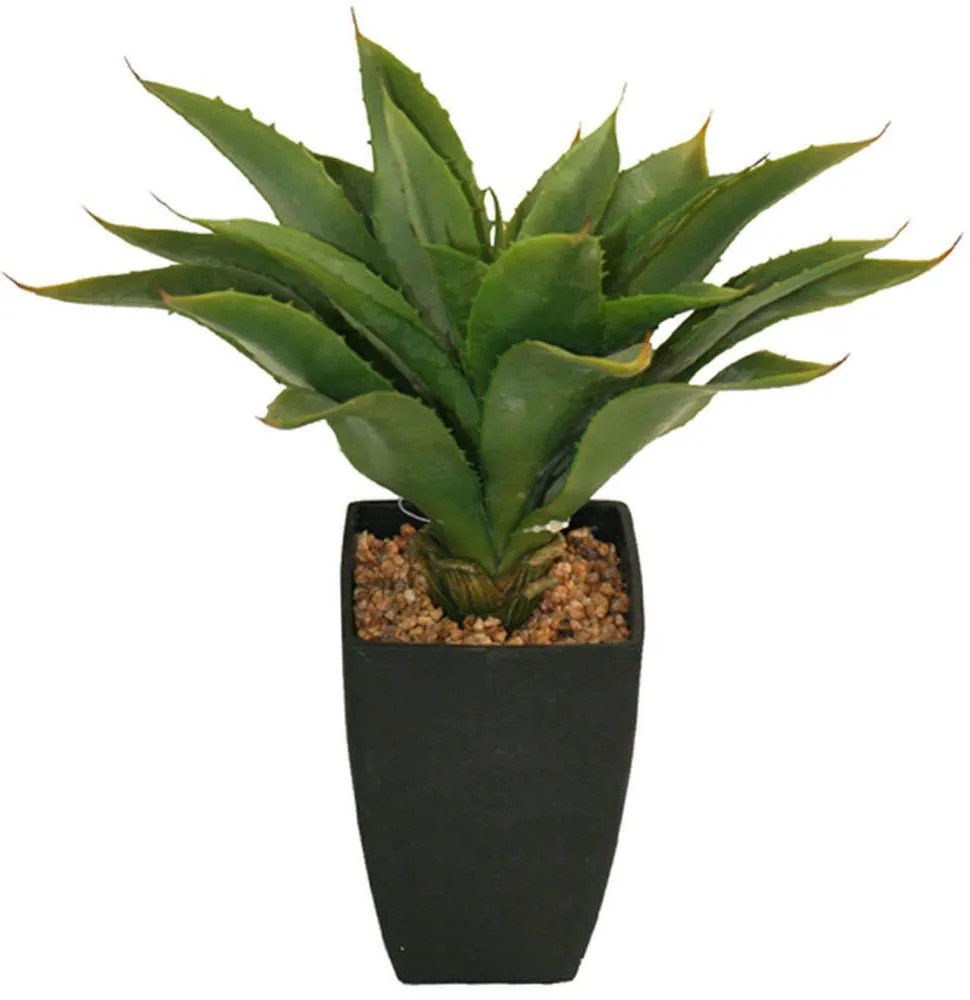 Τεχνητό Φυτό Σε Γλάστρα Αγαύη 04-00-14560 30cm Green Marhome Plastic