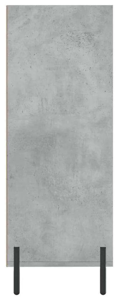 Ραφιέρα Γκρι Σκυροδεμ. 69,5 x 32,5 x 90 εκ. από Επεξεργ. Ξύλο - Γκρι