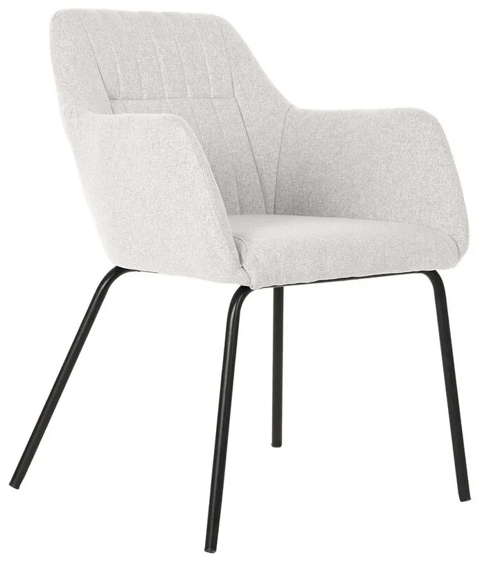 Καρέκλα DKD Home Decor Μπεζ πολυεστέρας Μέταλλο 59,5 x 60,5 x 78 cm
