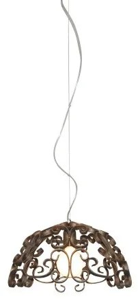 Κρεμαστό Φωτιστικό Οροφής 1xE27 Vintage Φ45cm Bale Homelighting -77-4038-Λευκό 77-4038