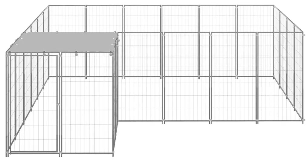 Σπιτάκι Σκύλου Ασημί 8,47 μ² Ατσάλινο   - Ασήμι