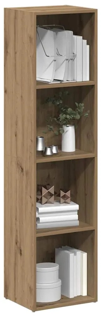 vidaXL Ντουλάπι βιβλίων Artisan Oak 36x30x143 cm Κατασκευασμένο ξύλο
