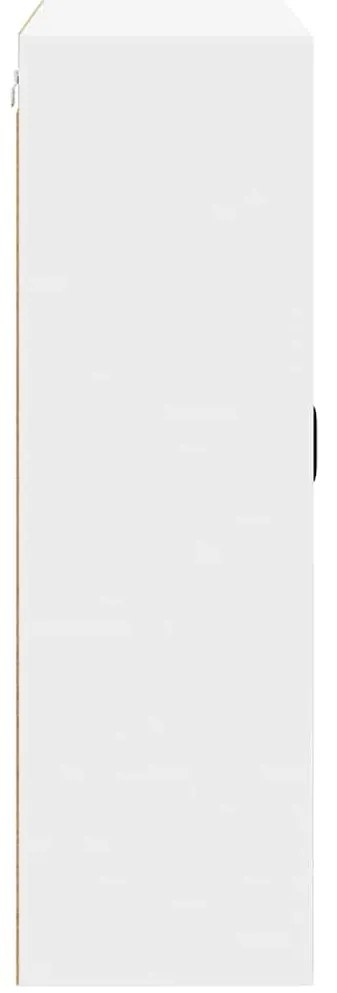 vidaXL Κρεμαστό ντουλάπι κουζίνας Επιτοίχιο Λευκό 80 x 31 x 100 εκ.