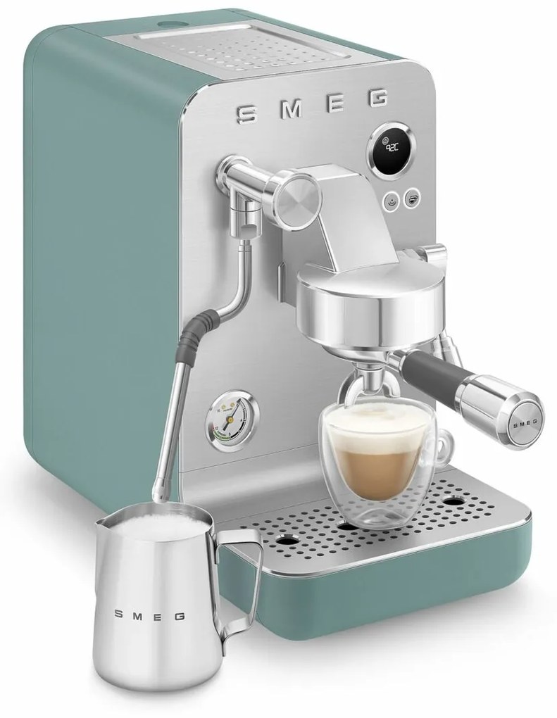 Καφετιέρα Εσπρέσο με Βραχίονα Smeg EMC02EGMEU Πράσινο 1350 W 1 L