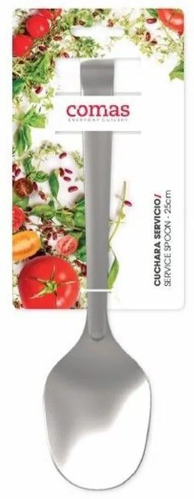 Κουτάλα Σερβιρίσματος Elegant CO06593000 18/10 30cm Από Ανοξείδωτο Ατσάλι Silver Comas Stainless Steel