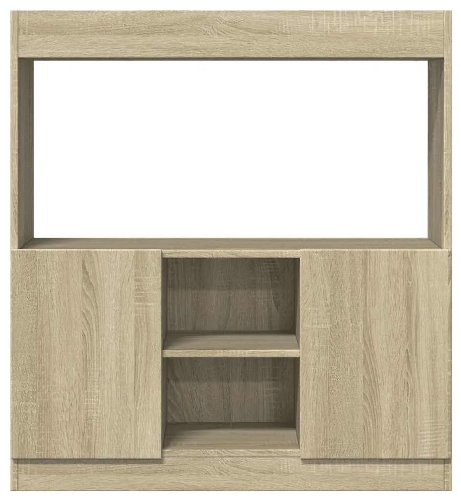 vidaXL Ντουλάπι Sonoma Δρυς 92x33x100 εκ. από Επεξεργασμένο Ξύλο