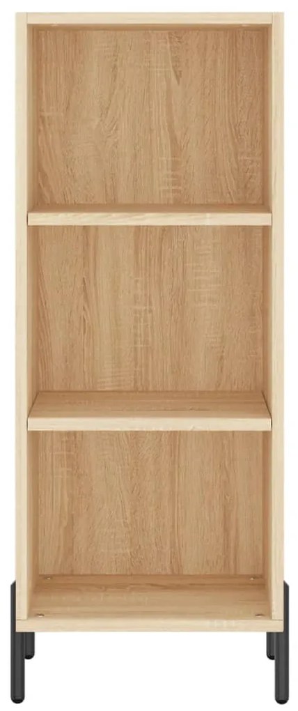vidaXL Μπουφές Sonoma δρυς 34,5 x 34 x 180 εκ. από Επεξεργασμένο Ξύλο