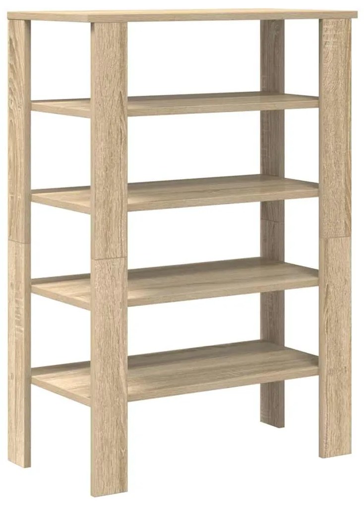 Ράφι παπουτσιών Sonoma Oak 61x32x87,5 cm Κατασκευασμένο ξύλο - Καφέ