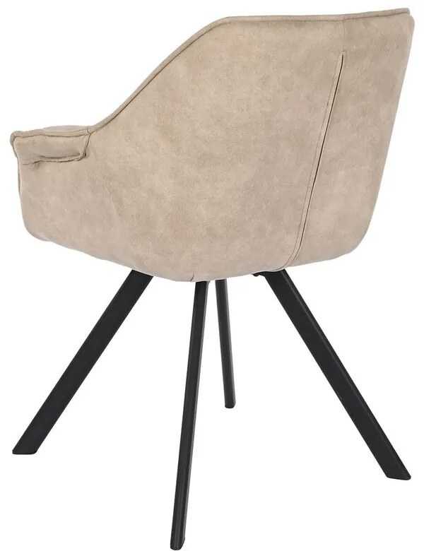Καρέκλα DKD Home Decor Μαύρο Μπεζ 64 x 67 x 85 cm