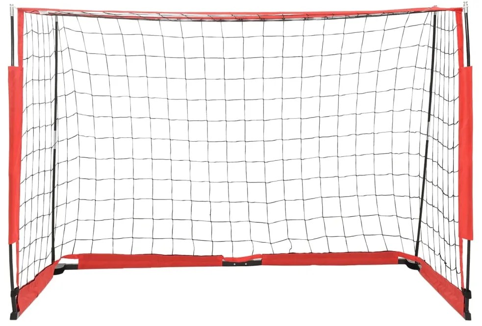 vidaXL Τέρμα Ποδοσφαίρου 184 x 91 x 124,5 εκ. Ατσάλινο