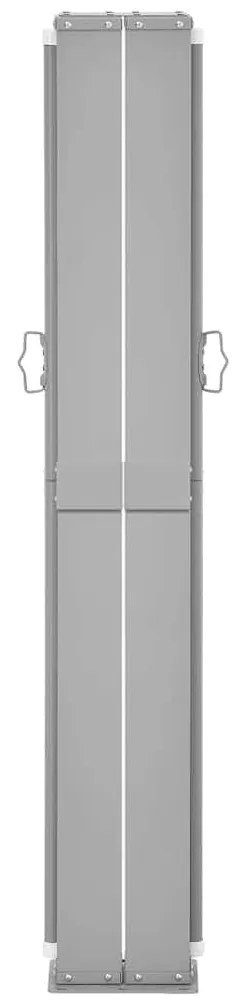 vidaXL Σκίαστρο Πλαϊνό Συρόμενο Βεράντας Μαύρο 140 x 1200 εκ.