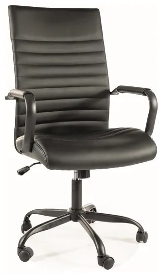 FOTEL OBROTOWY Q306 CZARNY
