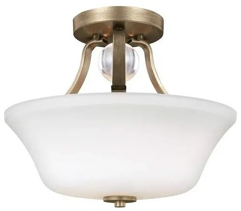Πλαφονιέρα Φωτιστικό Οροφής 2xE27 Evington Elstead Lighting FE-EVINGTON-SF-SG Χρυσό
