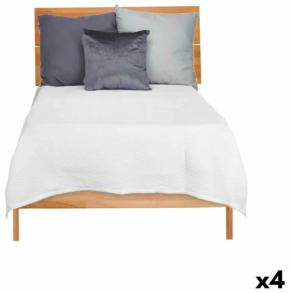 Πάπλωμα 180 x 260 cm Ρόμπος Λευκό (4 Μονάδες)