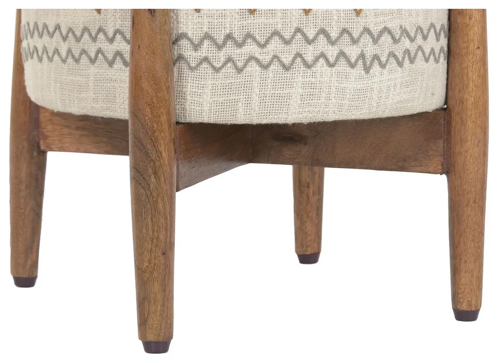 Υποπόδια Home ESPRIT Μπεζ Urban 40 x 40 x 52 cm