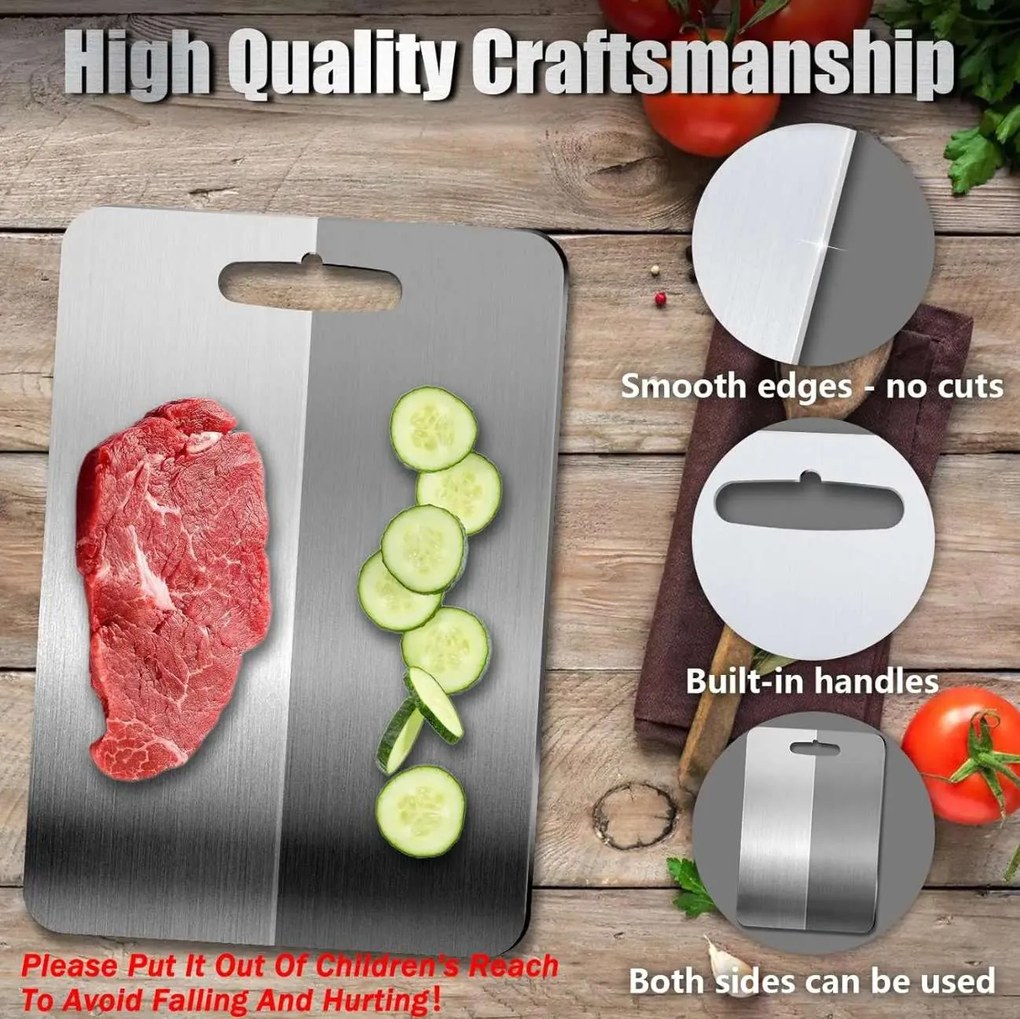 Cutting Board Set (2 Pieces) 2PASCELKB Silver
