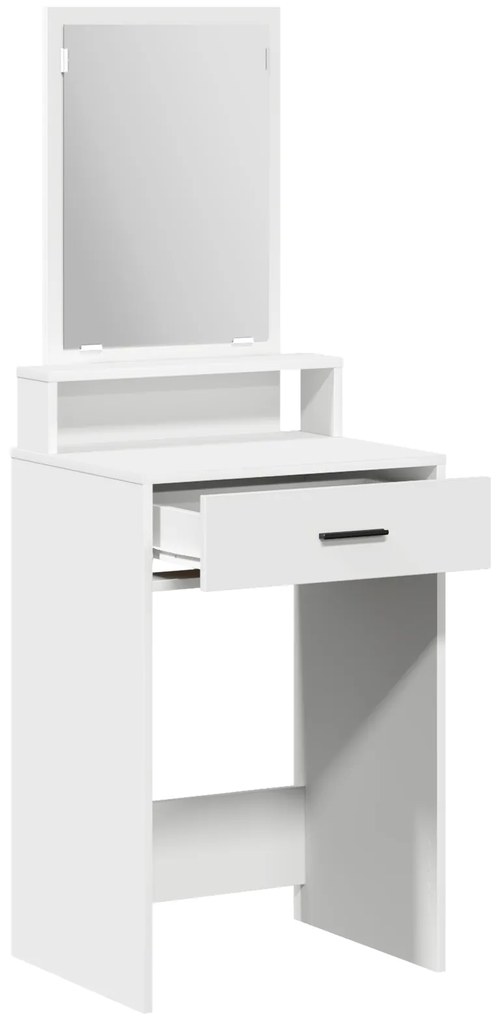 vidaXL Τραπέζι Μακιγιάζ με Συρτάρια Λευκό 50x41x140 εκ