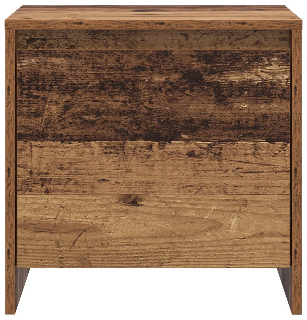 vidaXL Κομοδίνο Παλιό ξύλο 45 x 34 x 44.5 εκ Επεξεργασμένο ξύλο