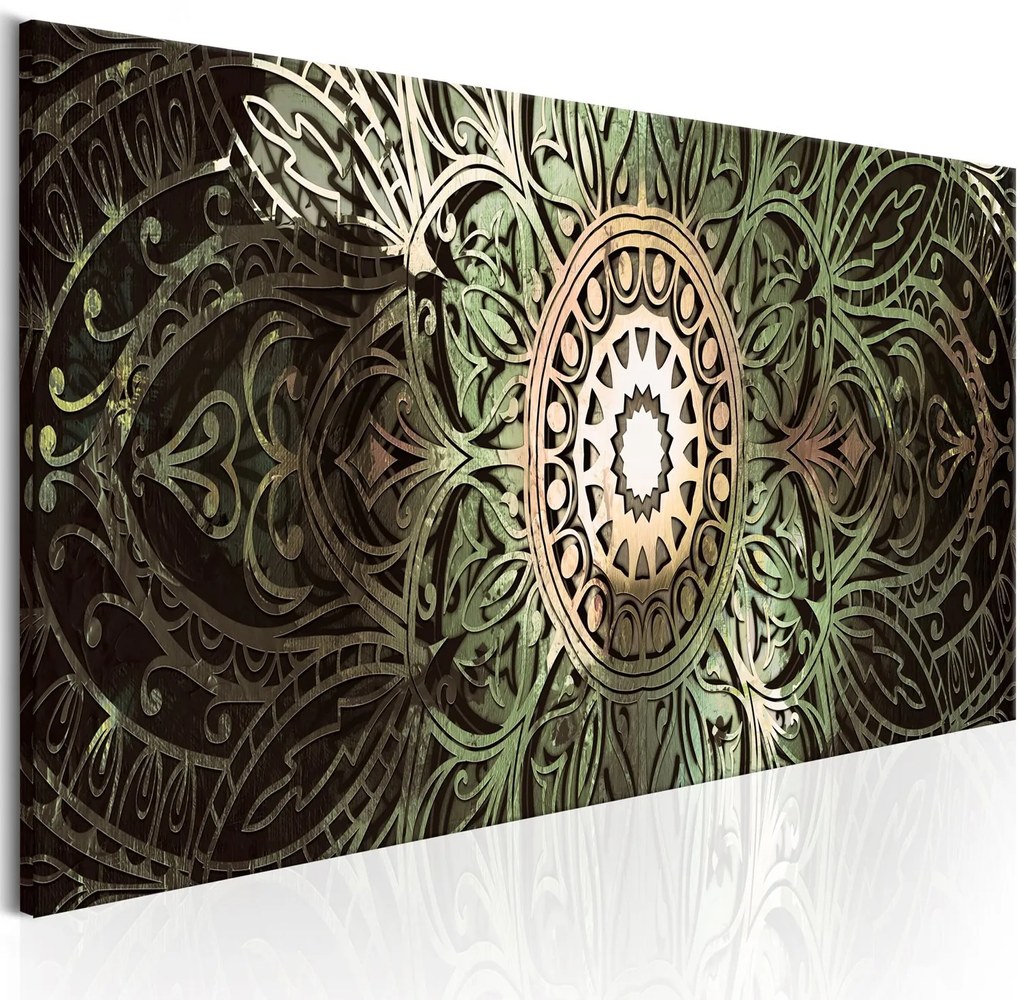 Πίνακας - Emerald Mandala 135x45