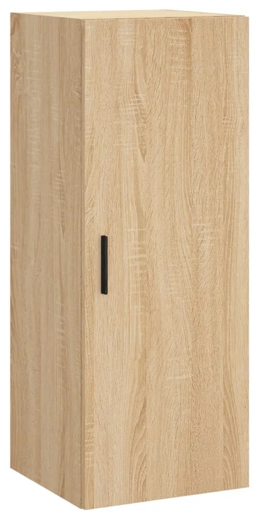 vidaXL Μπουφές Sonoma δρυς 34,5 x 34 x 180 εκ. από Επεξεργασμένο Ξύλο