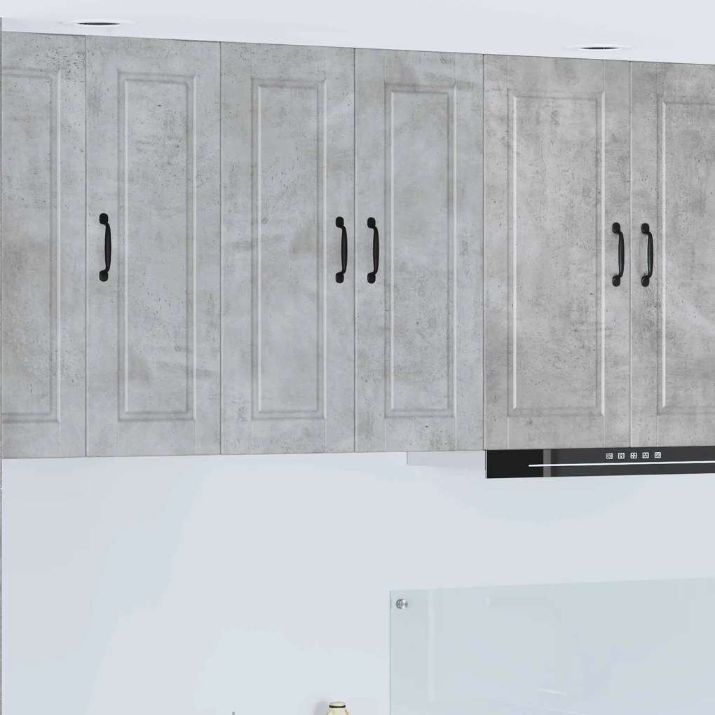 vidaXL Ντουλάπα Κουζίνας με ράφι Σκυρόδεμα Γκρι 60 x 31 x 80 εκ.