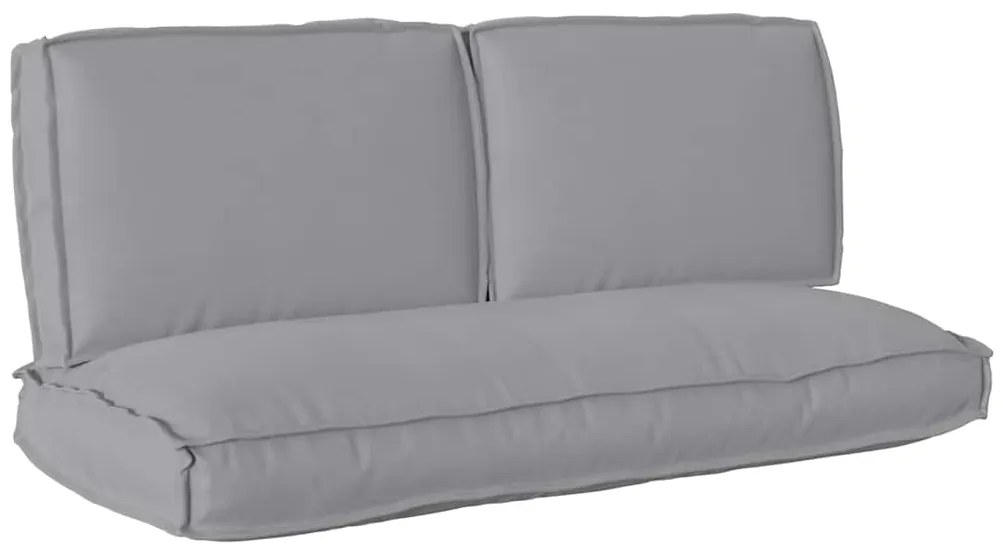 vidaXL Σετ Μαξιλαριών Πάγου 3 pcs Γκρι 120 x 50 x 12 εκ. Ύφασμα Oxford
