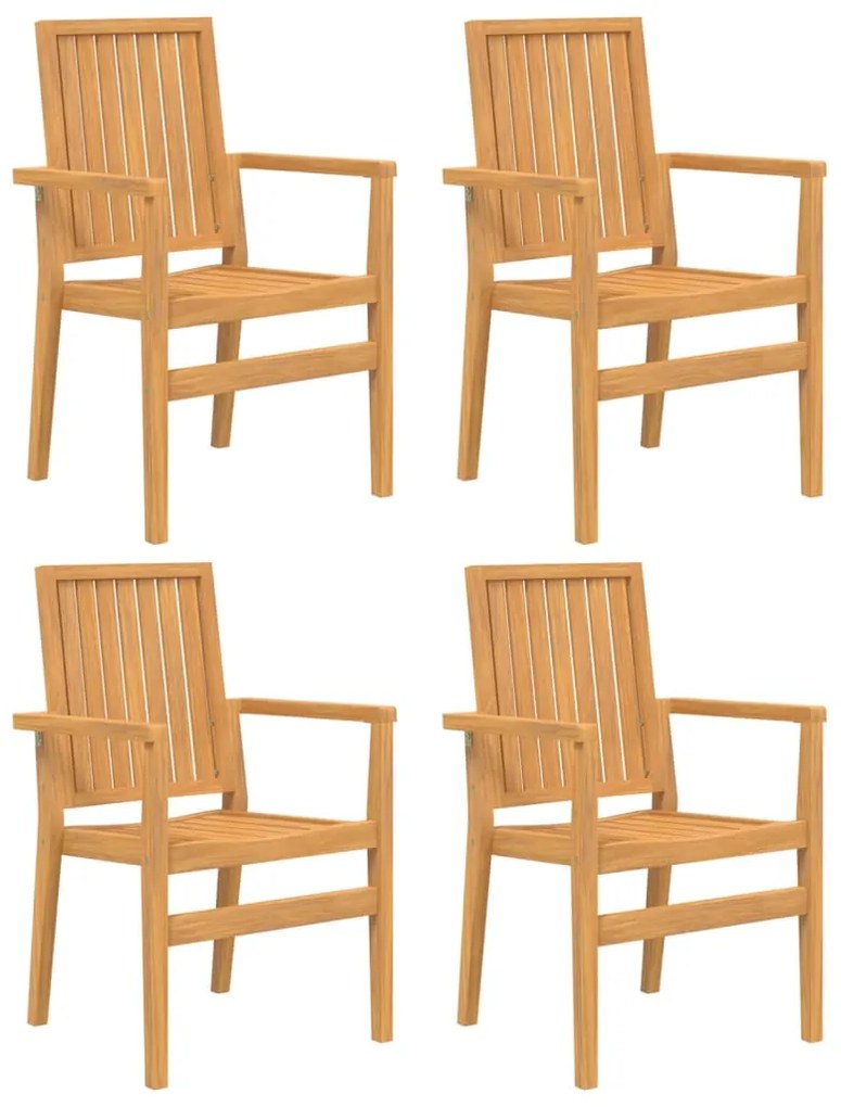 vidaXL Σετ Τραπεζαρίας Κήπου 5 Τεμαχίων από Μασίφ Ξύλο Teak