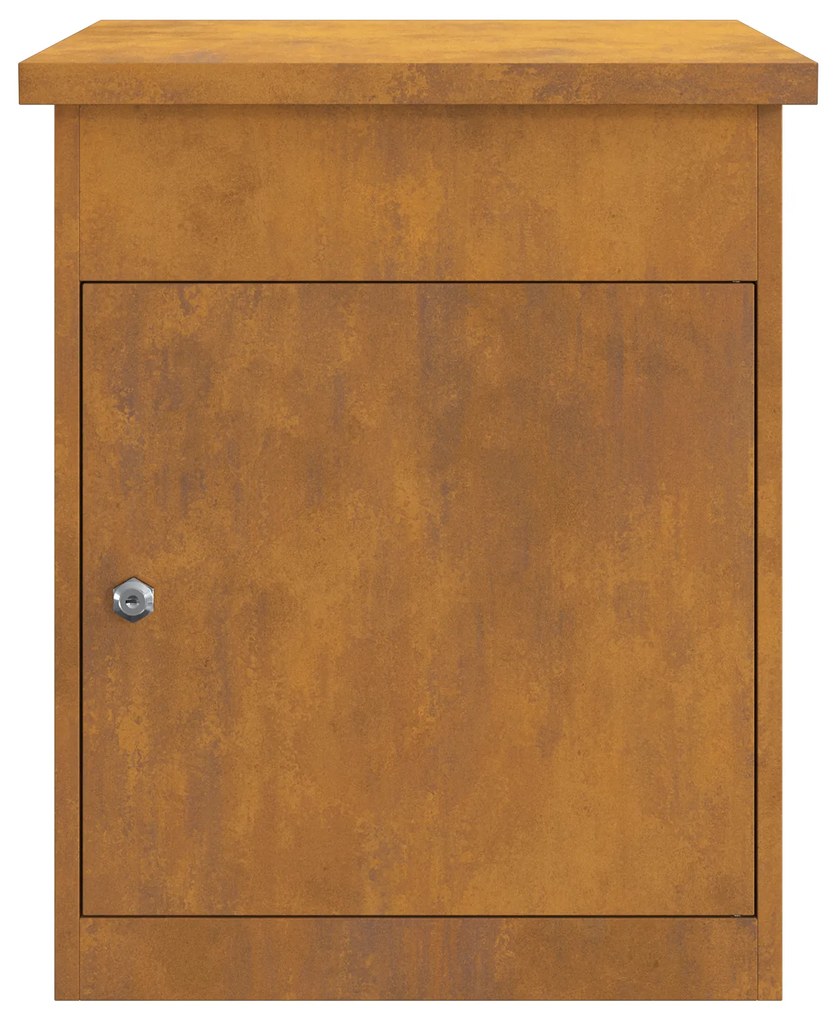 vidaXL Θυρίδα Πακέτων Σκ rusty 44 x 35 x 59 εκατοστά