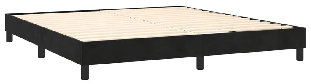 ΚΡΕΒΑΤΙ BOXSPRING ΜΕ ΣΤΡΩΜΑ ΜΑΥΡΟ 160X200 ΕΚ. ΒΕΛΟΥΔΙΝΟ 3131029