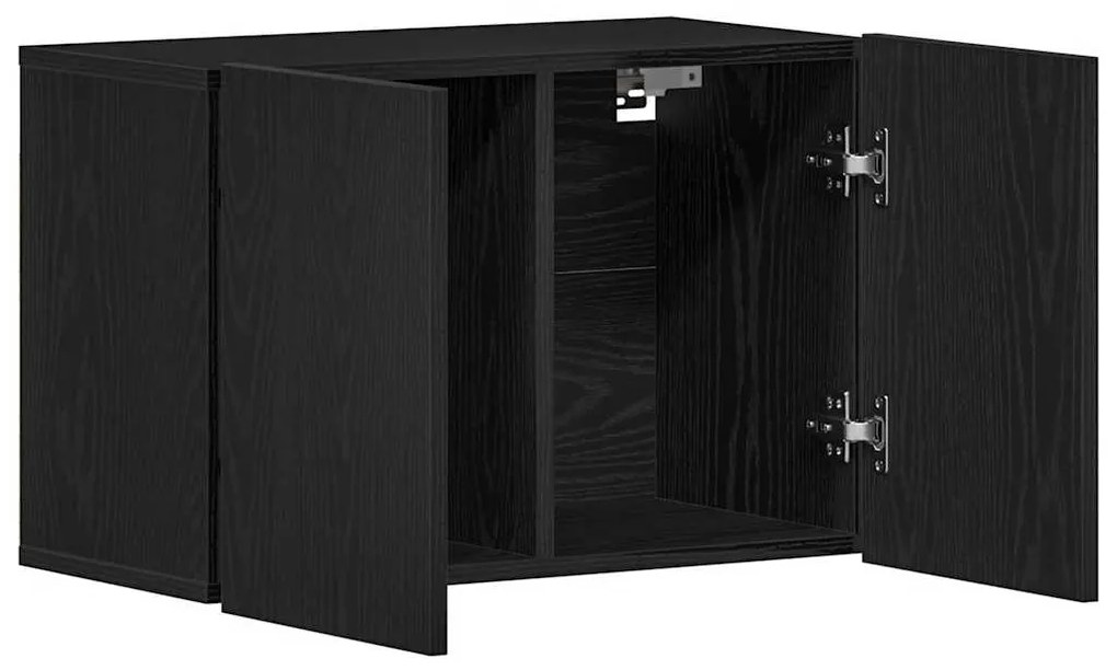 vidaXL Έπιπλο Τηλεόρασης Μαύρο Δρυς 60x30x41 εκ. από Τεχνητό Ξύλο