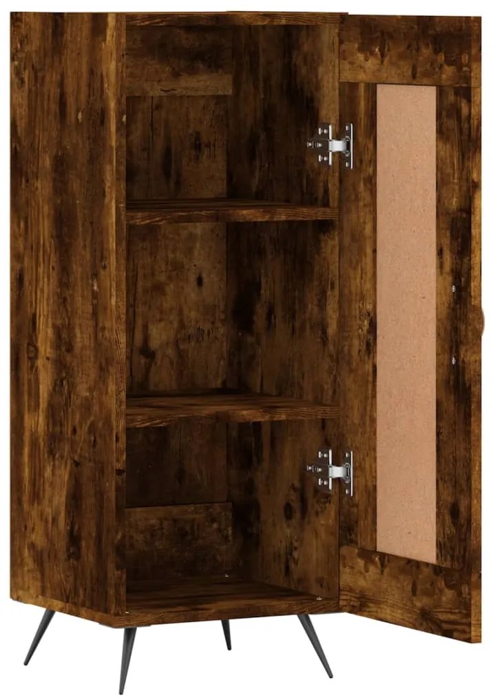 vidaXL Ντουλάπι Καπνιστή Δρυς 34,5 x 34 x 90 εκ. Επεξεργασμένο Ξύλο
