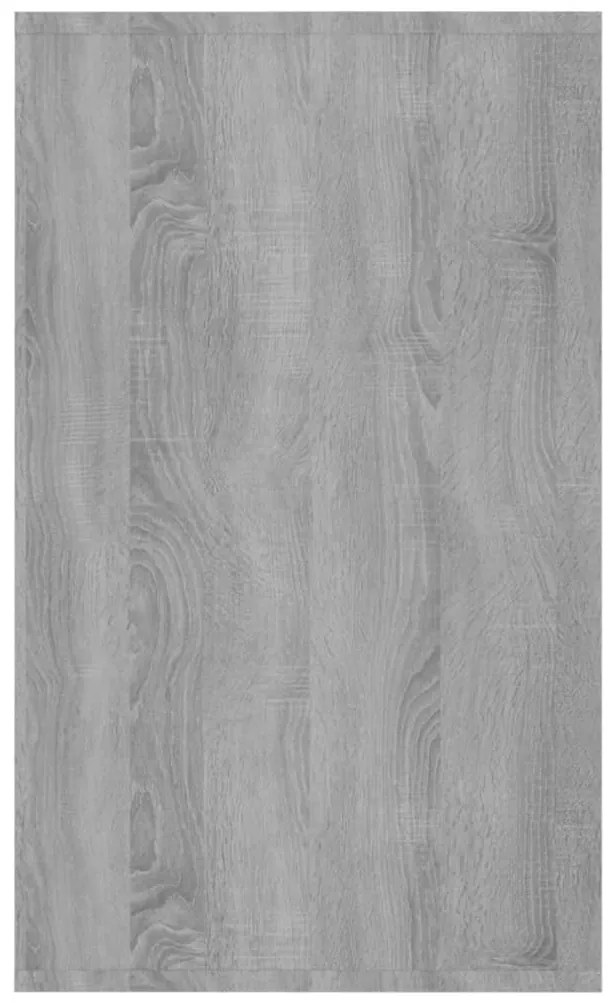 vidaXL Συρταριέρα με 3 Συρτάρια Γκρι Sonoma 120x41x75εκ από Επεξ. Ξύλο
