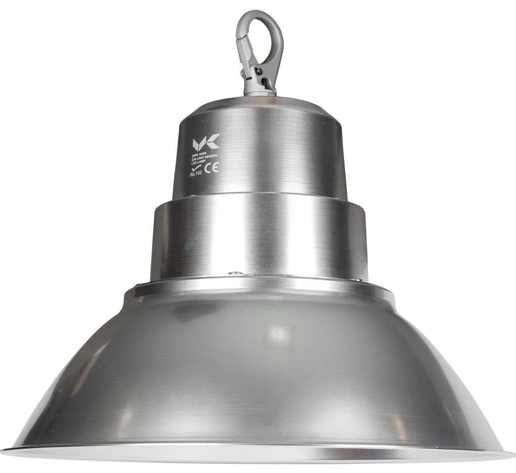 Φωτιστικό Οροφής Καμπάνα Led Nickel VK/04092/C VKLed Aluminium