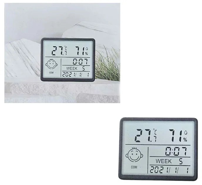 Ψηφιακό ρολόι υγρόμετρο - Digital Hygrometer clock