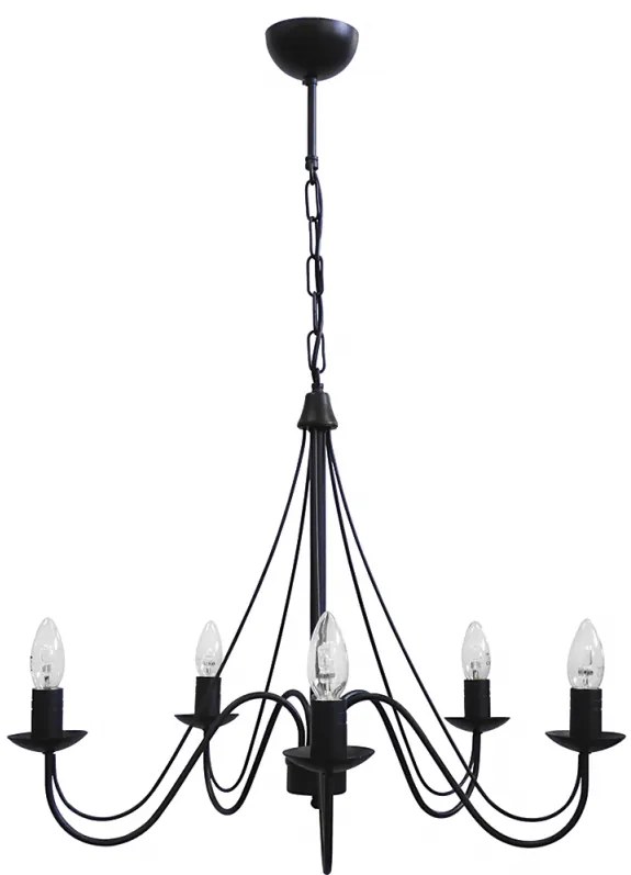 Πολυέλαιος Οροφής Heronia S-11 01-0240 Black