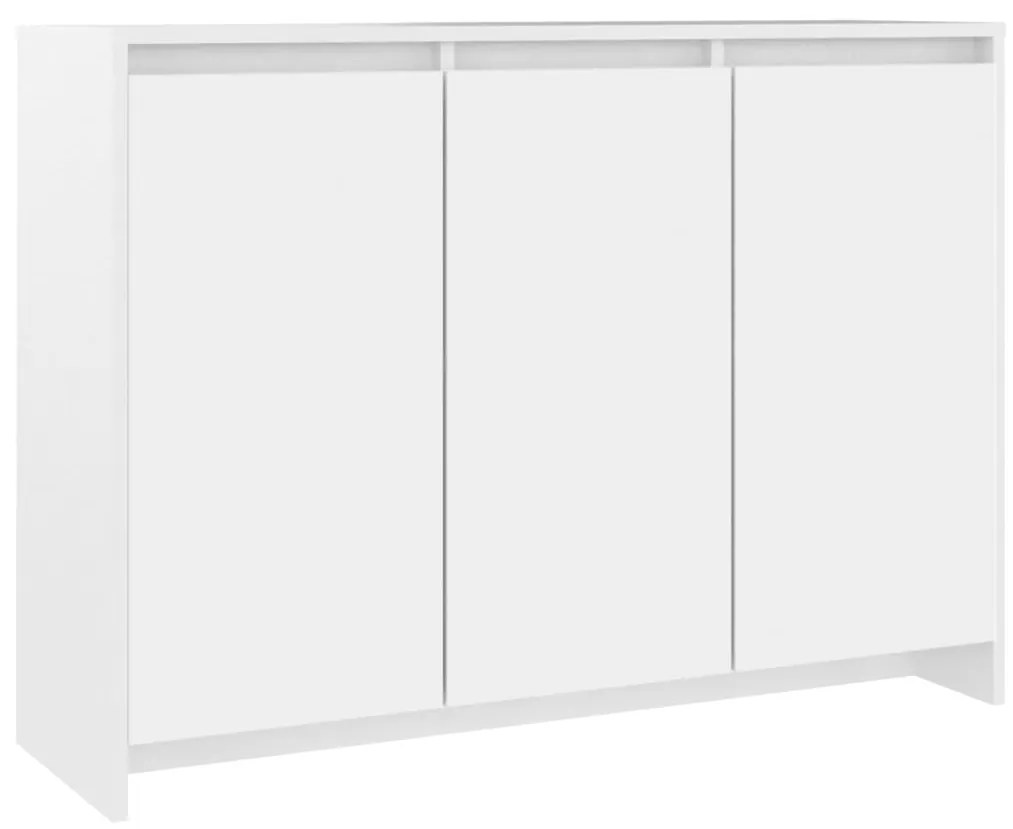 vidaXL Μπουφές Λευκός 102 x 33 x 75 εκ. από Επεξ. Ξύλο
