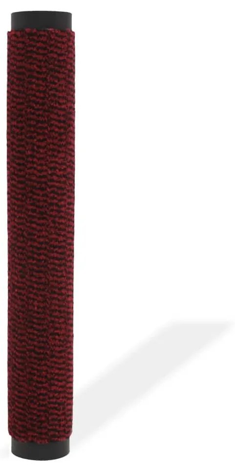 Πατάκι Απορροφητικό Σκόνης Ορθογώνιο Κόκκινο 60x90 εκ. Θυσανωτό - Κόκκινο