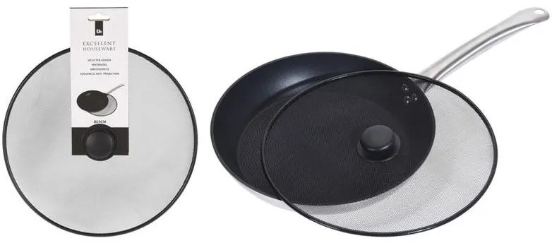 Excellent Houseware Καπάκι - Κάλυμμα Τηγανιού Με Σίτα Φ29cm CY5654120
