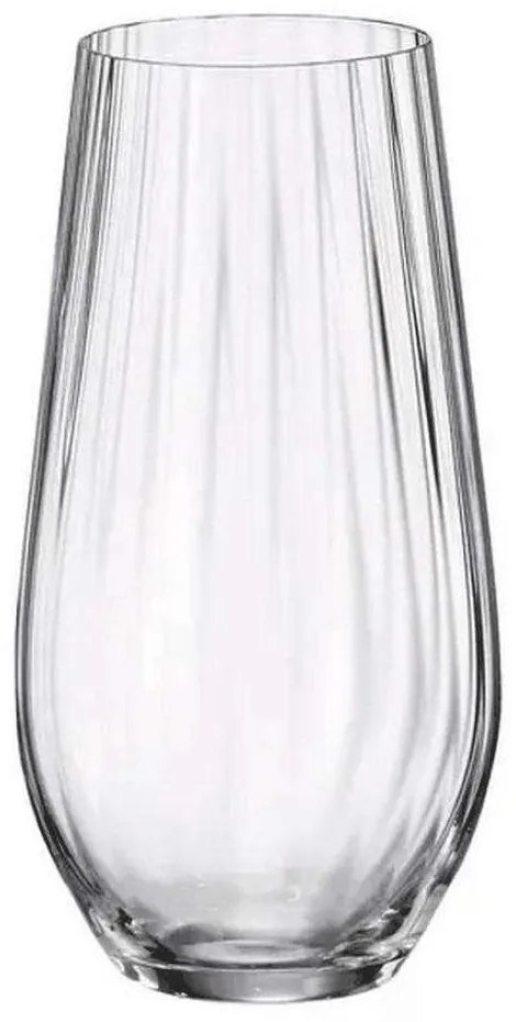 Ποτήρι Νερού Columba Optic CTB2SG64580 580ml Clear Από Κρύσταλλο Βοημίας Crystal