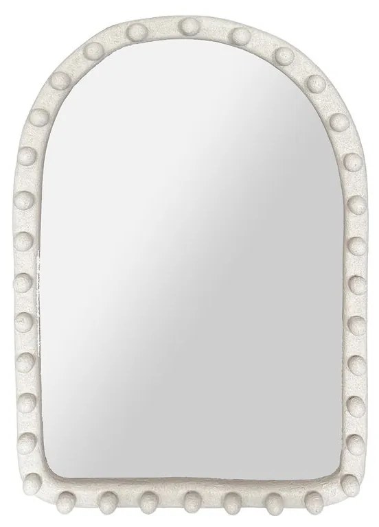 Τοίχο καθρέφτη Home ESPRIT Λευκό Scandi 60 x 3,5 x 85 cm