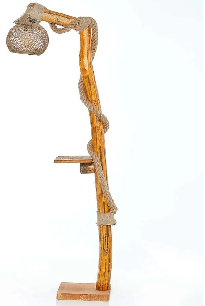 Φωτιστικό Δαπέδου Arbor 390FLH1771 24x140cm 1xE27 40W Natural Opviq