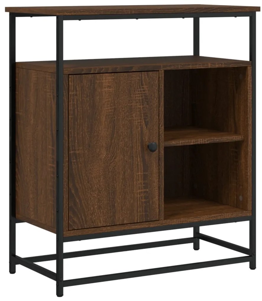 vidaXL Μπουφές Καφέ Δρυς 69x35x80 εκ. από Επεξεργασμένο Ξύλο