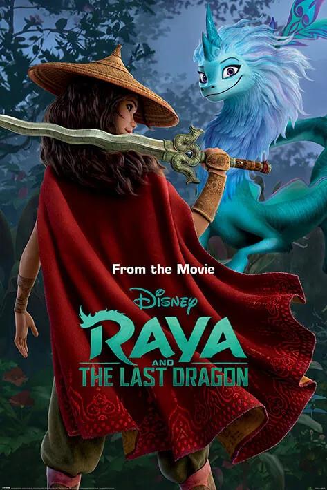 Αφίσα Raya and the Last Dragon - Warrior in the Wild, (61 x 91.5 cm)