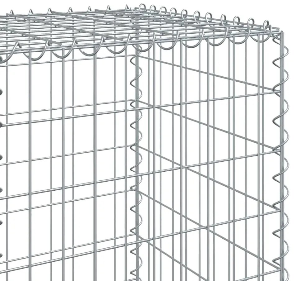 vidaXL Συρματοκιβώτιο με Κάλυμμα 500x50x150εκ. από Γαλβανισμένο Χάλυβα