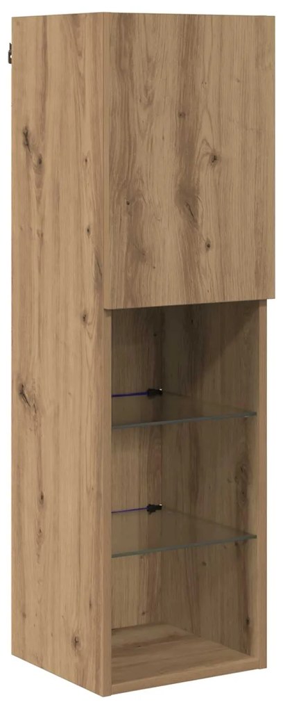 vidaXL Ντουλάπι TV Επιτοίχιο 7 pcs Artisan Oak Επεξεργασμένο ξύλο