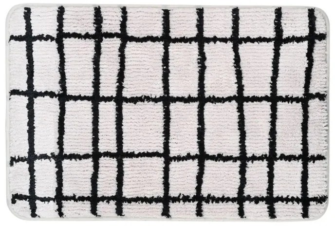 ESTIA ΤΑΠΕΤΟ ΜΠΑΝΙΟΥ CAGE 40x60cm 100% ΜΙΚΡΟΪΝΕΣ ΓΚΡΙ-ΜΑΥΡΟ