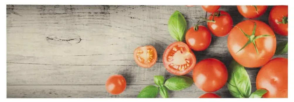 vidaXL Χαλί Κουζίνας Πλενόμενο Σχέδιο Tomatoes 60 x 180 εκ. Βελούδινο